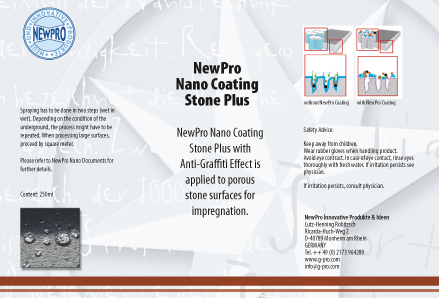 Nano Coating Stone Plus Label