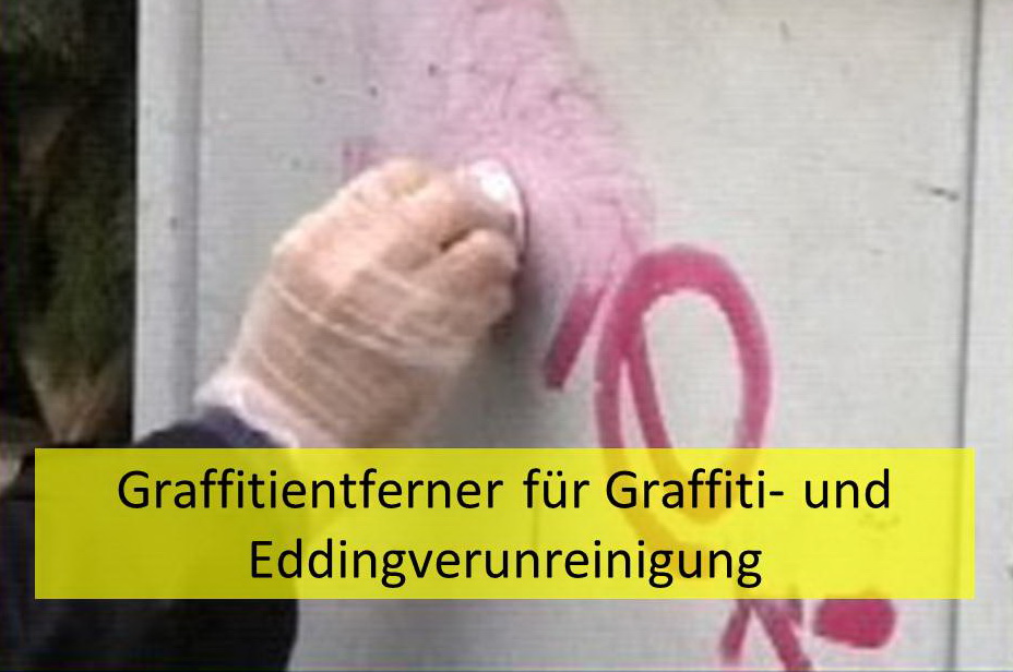 Graffitientferner für Graffiti- und Eddingverunreinigung